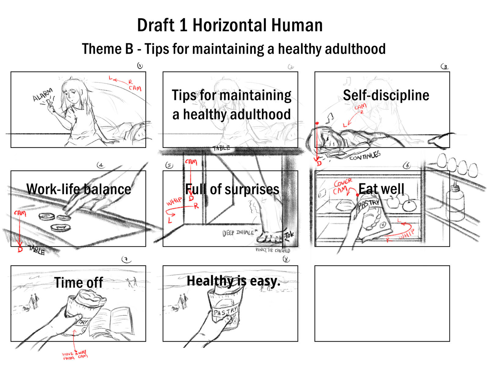 Figure 5. Horizontal Human rejected second draft.